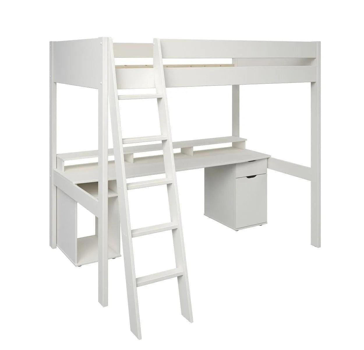 Tera Solid Wood Small Double Gaming High Sleeper